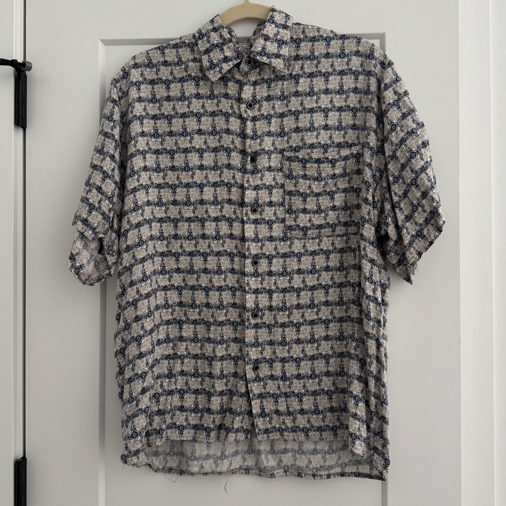 Natural issue button down shirt
